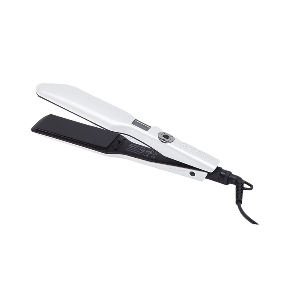 Photos - Hair Dryer Wide Plates Hair Iron Straightener for Hair Types Styling Tool for Women Hair Iron Ceramic Hair Straight EU Plug