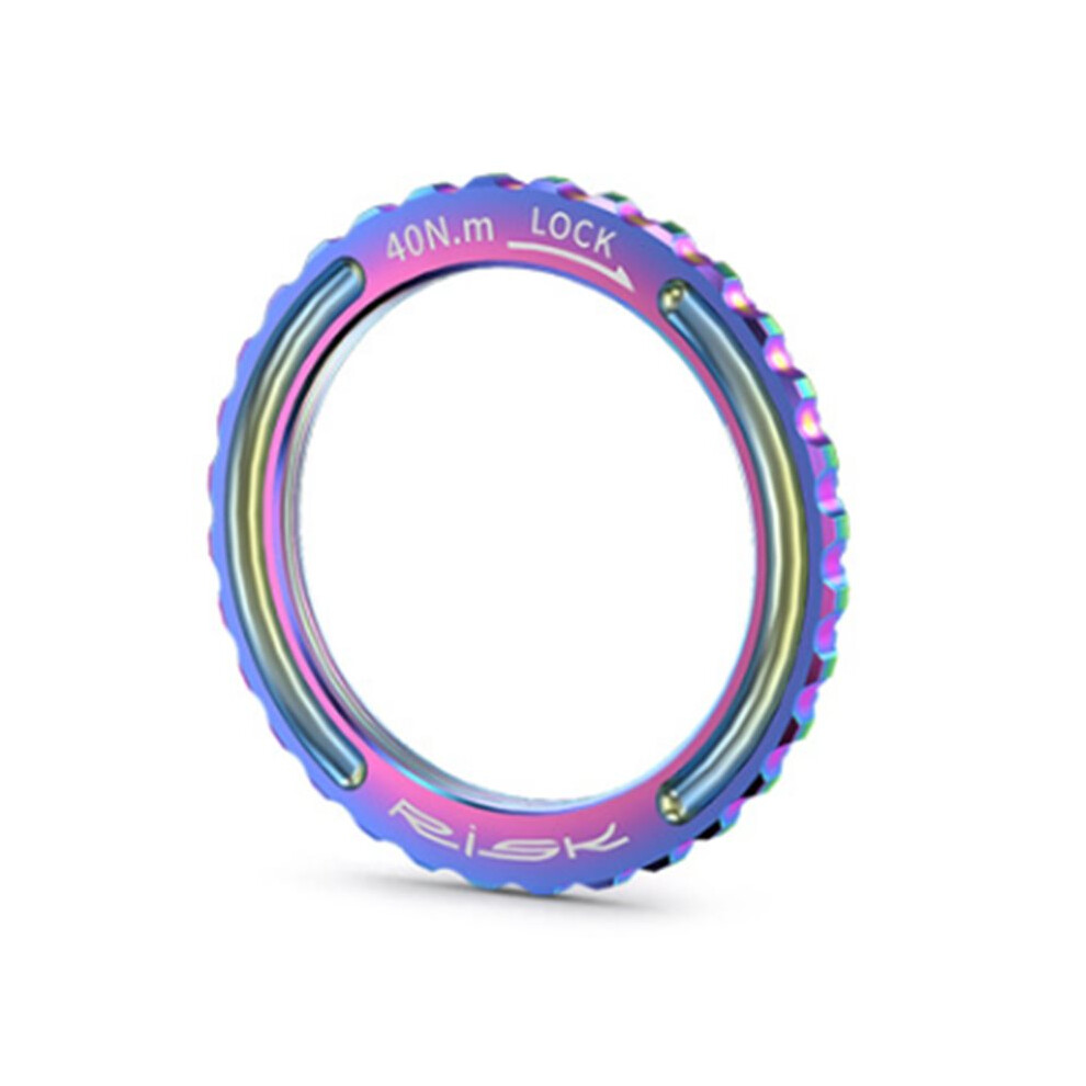 Risk Titanium Alloy Mtb Bicycle Cp Center Lock Disc Cover Lock Ring Nut For Wheelset Wto Road Bike Centerlock Rotor A 6033939299874