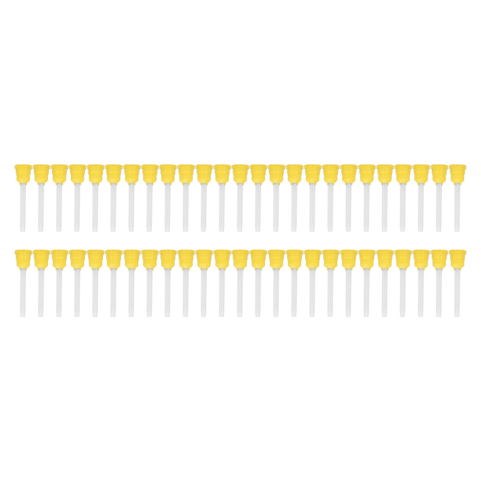 50Pcs Disposable Epoxy Nozzle Tips For Dental Adhesive Applicator, Plastic 9331391902934