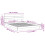 VidaXL vidaXL Bed Frame with Headboard without Mattress 150x200 cm King Size Solid Wood Oak 9