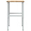 VidaXL vidaXL Workbench 100x60x(71.5-98) cm Solid Wood Oak 6