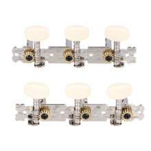 Guitar Tuners Dual Hole Machine Heads 3R 3L for Acoustic Folk Classical Guitars