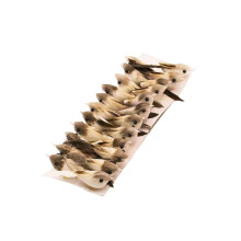 6/24Pcs Artificial Plastic Sparrow Figure Miniature Bird-2