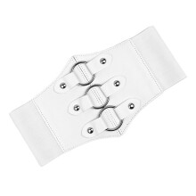 Practical And Stylish Waistband Belt Elastic Faux Leather