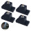 4-Pack Rubber Vibration Mounting Brackets for AC, 111*49*83mm Black 1
