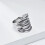 Women's Stainless Steel Vintage Ring Size 8 2