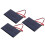 3pcs 6V 1W Solar Panel Kit Polycrystalline Silicon with 30cm Cable 16