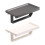 Rostfreier, selbstklebender Toilettenpapierspender und-grau 2