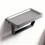 Wall Mount Toilet Paper Rack With Multi Purpose Storage-grey 3