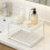 Practical Marker And Brush Organizer Rustproof Finish-White M 5