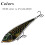 Sinkender ABS Jerkbait-Angelköder 13cm 40,5g mit 3D-Augen für Forellen, Welse 6