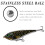 Sinkender ABS Jerkbait-Angelköder 13cm 40,5g mit 3D-Augen für Forellen, Welse 8