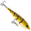 Sinkender Jerkbait Köder 13cm 40,5g ABS Angelköder mit Drillinghaken 10