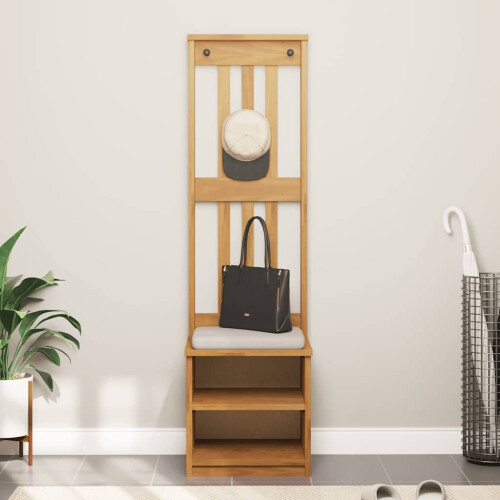 VidaXL vidaXL Hall Tree SANDNES 45x40x159.5 cm Solid Wood Pine 2