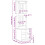 VidaXL vidaXL Hall Tree SANDNES 45x40x159.5 cm Solid Wood Pine 10