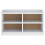 VidaXL vidaXL Hallway Bench SANDNES White 87x40x50 cm Solid Wood Pine 5