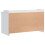 VidaXL vidaXL Hallway Bench SANDNES White 87x40x50 cm Solid Wood Pine 7