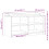 VidaXL vidaXL Hallway Bench SANDNES White 87x40x50 cm Solid Wood Pine 10