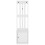VidaXL vidaXL Hall Tree SANDNES White 45x40x159.5 cm Solid Wood Pine 5