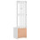 VidaXL vidaXL Hall Tree SANDNES White 45x40x159.5 cm Solid Wood Pine 8
