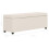 VidaXL vidaXL Bank mit Staufach 116 cm Creme Polyester 6