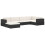 VidaXL vidaXL Modular-Sofa-Eckteil 1 Stk. + Auflagen Poly Rattan Grau 10