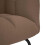 VidaXL vidaXL Schaukelstuhl mit Fußhocker Braun Stoff 9