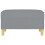 VidaXL vidaXL Fußhocker Hellgrau 70x55x41 cm Stoff 3
