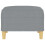 VidaXL vidaXL Fußhocker Hellgrau 70x55x41 cm Stoff 4