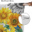 Sunflower Curtains Rustic Floral Yellow 84x84 Inch 6