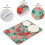 Boho Flower Dish Drying Mat 16x18", Reversible, High-Absorbent Microfiber, Hanging Loop, for Kitchen & Coffee Bar 3