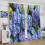 Vintage Purple Hydrangea Curtains Rod Pocket Thermal 2 4