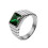 Stainless Steel CZ Wedding Band Ring Size 7 1
