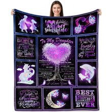 Couverture cadeau pour sœur 152 x 127 cm