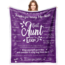 Pink Mom Blanket for Mother 50x60 inches