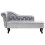 VidaXL vidaXL Chaiselongue Silbern Kunstleder 3