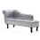 VidaXL vidaXL Chaiselongue Silbern Kunstleder 7