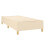 VidaXL vidaXL Boxspringbett mit Matratze & LED Creme 80x200 cm Stoff 5
