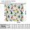 Jungle Animal Curtains Woodland Pattern Thermal Drapes 2 2