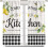 Farmhouse Lemon Kitchen Curtains Rustic Vintage 52x84in 7