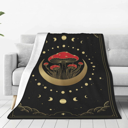 Κουβέρτα Φανέλας Mushroom Moon Alchemy 80x60 εκ. 1