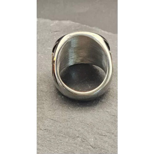 Sword Shield Warrior Ring Stainless Steel Size 13 1