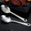 Seebee Table Spoons/ Strainer Spoon StainlStl Dinner A3W6 Tablespoons Flatwa 3