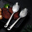 Seebee Table Spoons/ Strainer Spoon StainlStl Dinner A3W6 Tablespoons Flatwa 7