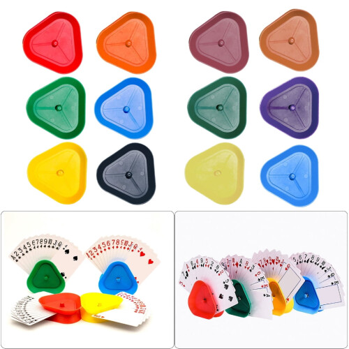 Soporte triangular para cartas de póker CIYISON (6 unidades) 1