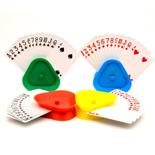 Soporte triangular para cartas de póker CIYISON (6 unidades) 2