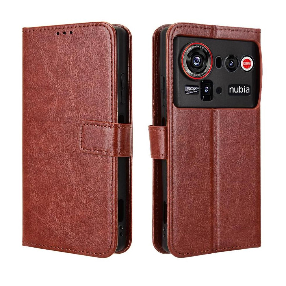 () Flip Case For Zte Nubia Z80 Ultra Magnetic Closure Shockproof High Quality Fit 764563218653