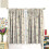 Mid-Century Beige Atomic Curtains Rod Pocket Thermal 2 4