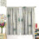 Mid-Century Atomic Pattern Thermal Curtains with Rod Pocket 3