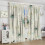 Mid-Century Atomic Pattern Rod Pocket Thermal Curtains 2 4